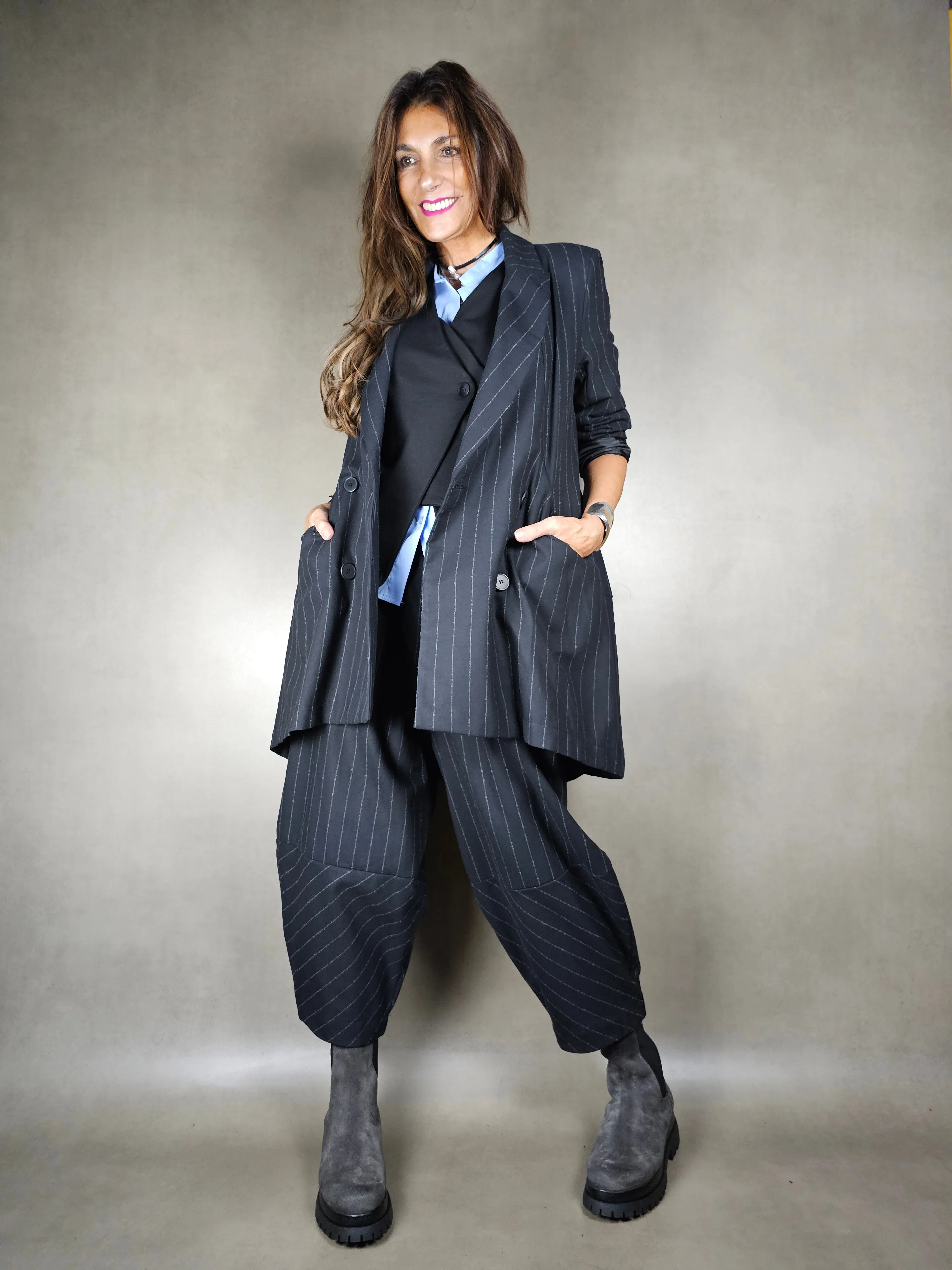 camicia a palloncino co100