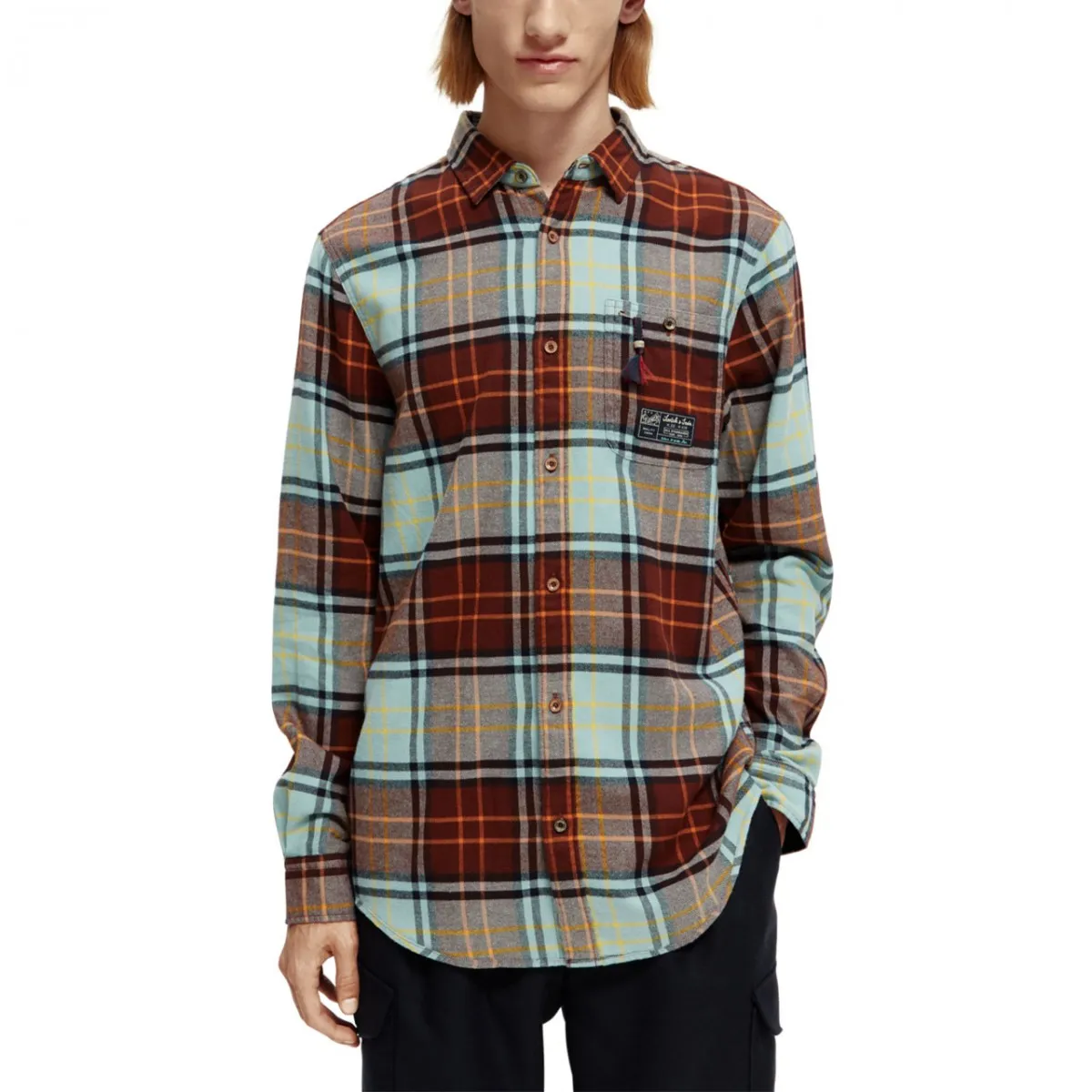 Camicia Check In Flanella Regular Fit