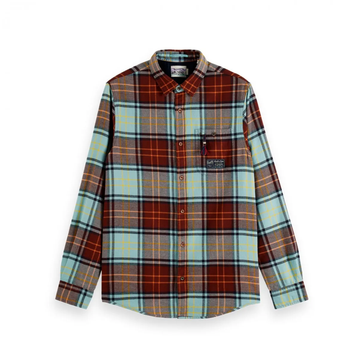 Camicia Check In Flanella Regular Fit