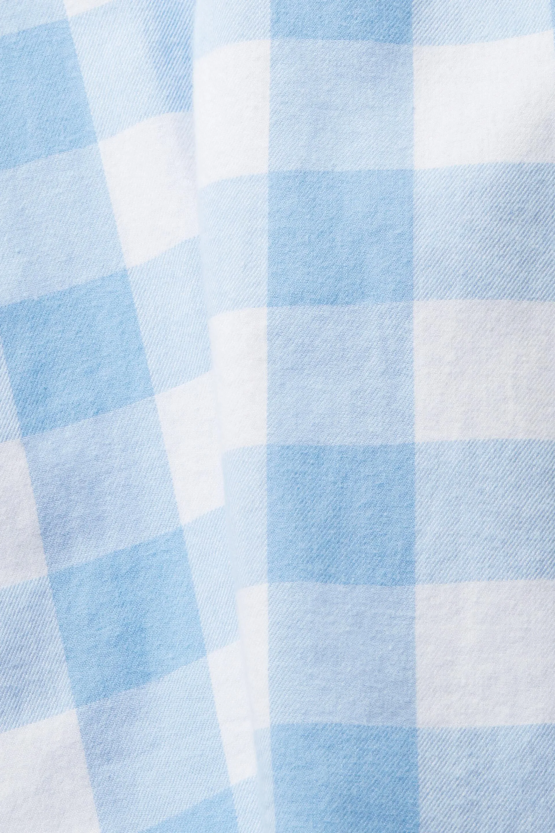 Camicia di flanella a quadri vichy, realizzata in cotone sostenibile