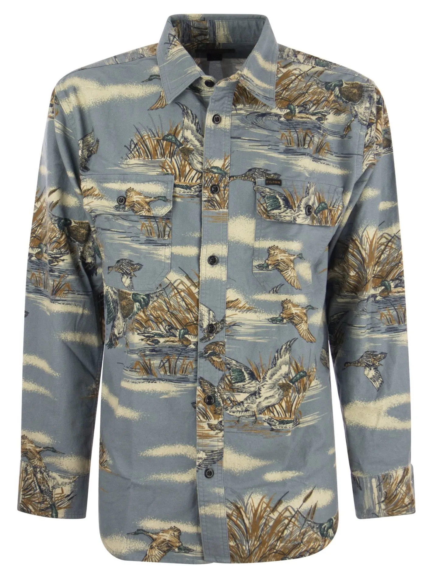 Camicia in flanella con stampa
