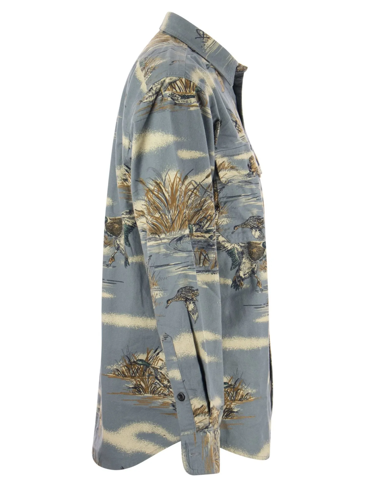 Camicia in flanella con stampa