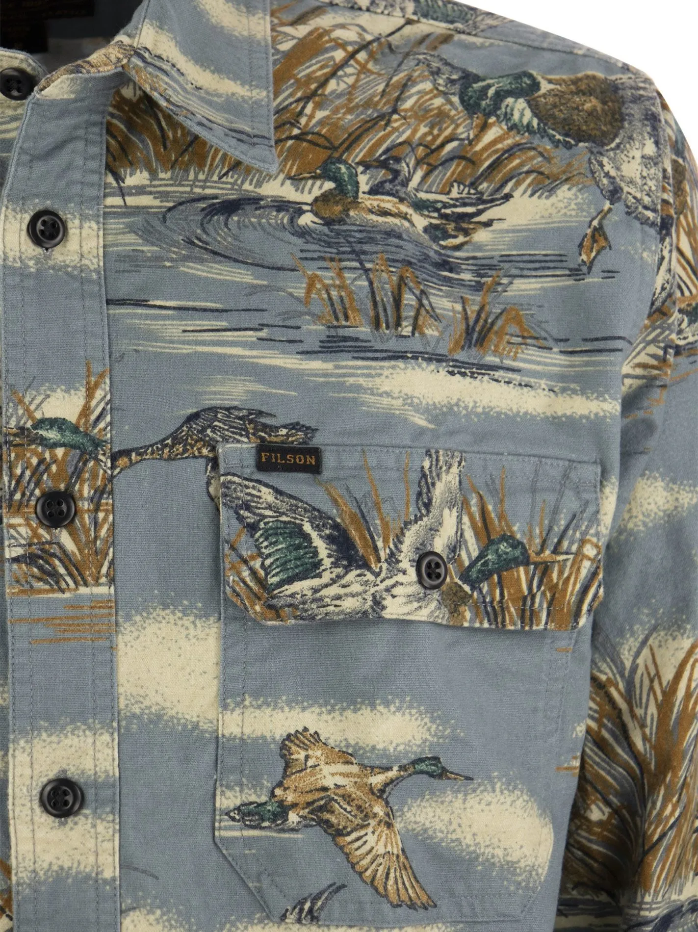 Camicia in flanella con stampa