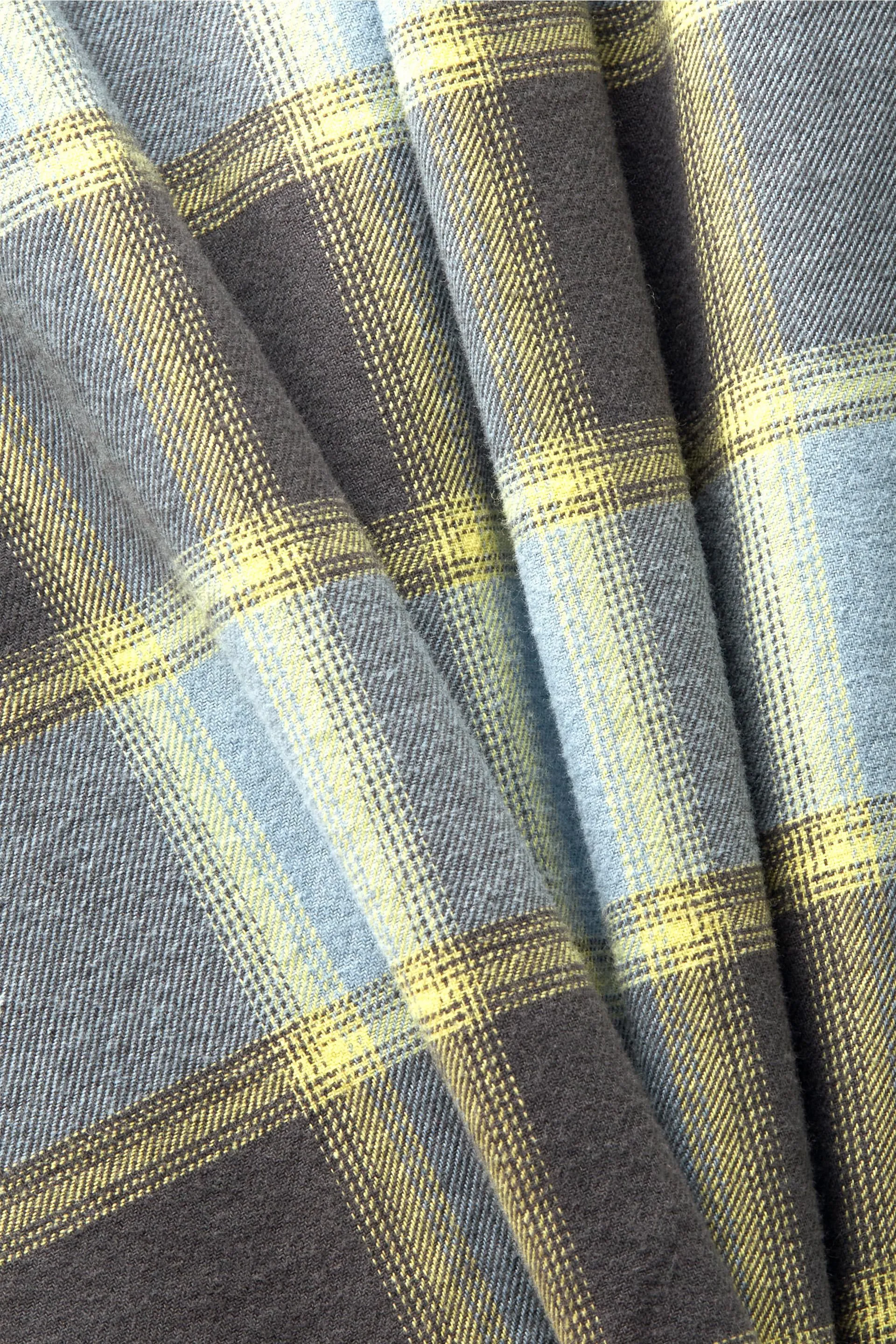 Camicia in flanella di cotone a quadri