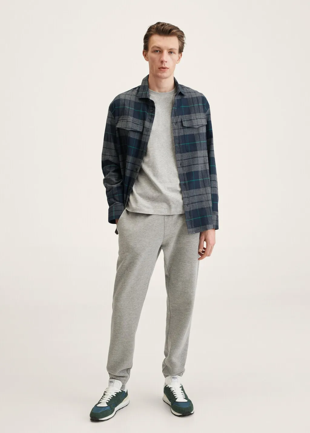 Camicia relaxed flanella quadri