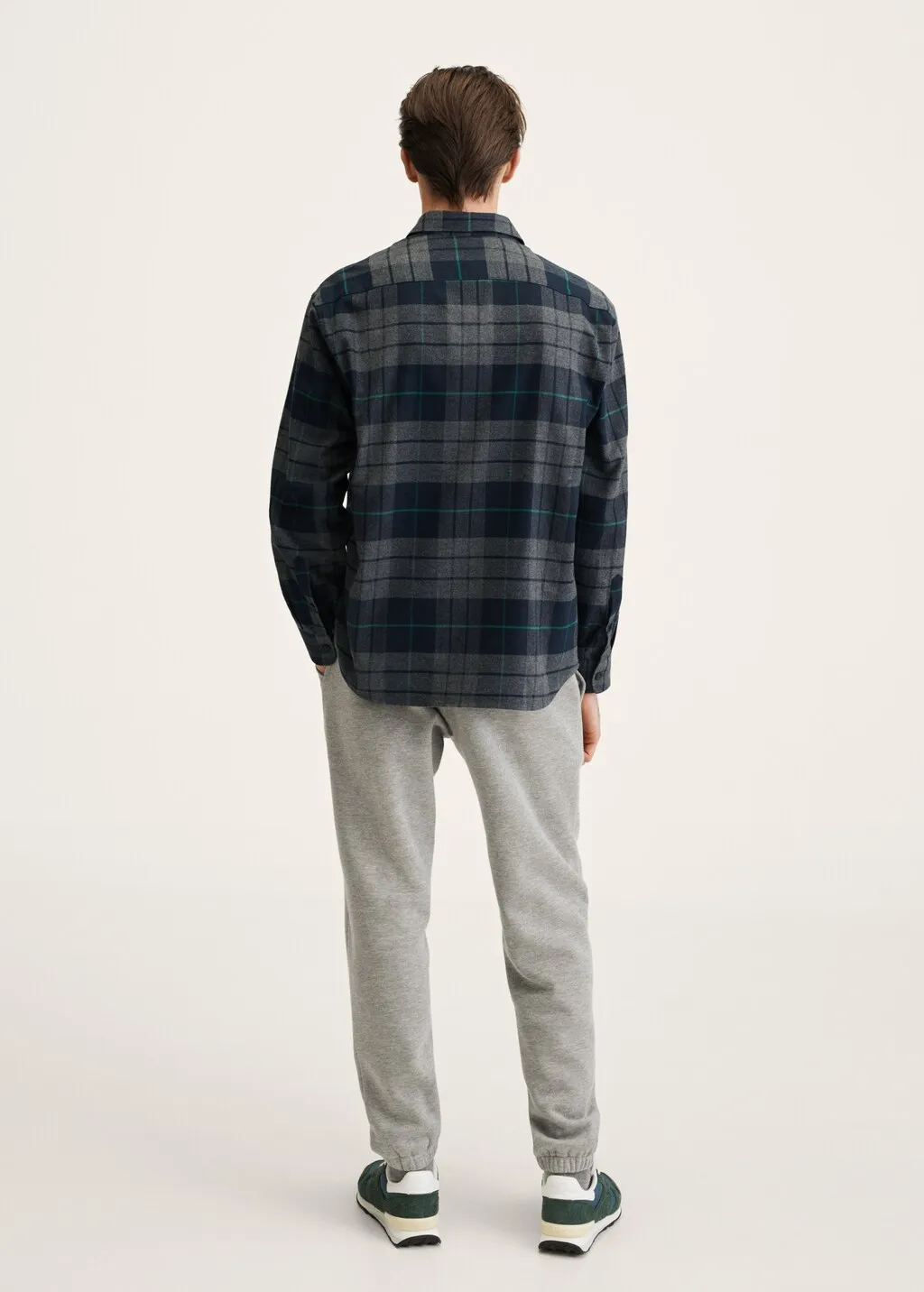Camicia relaxed flanella quadri