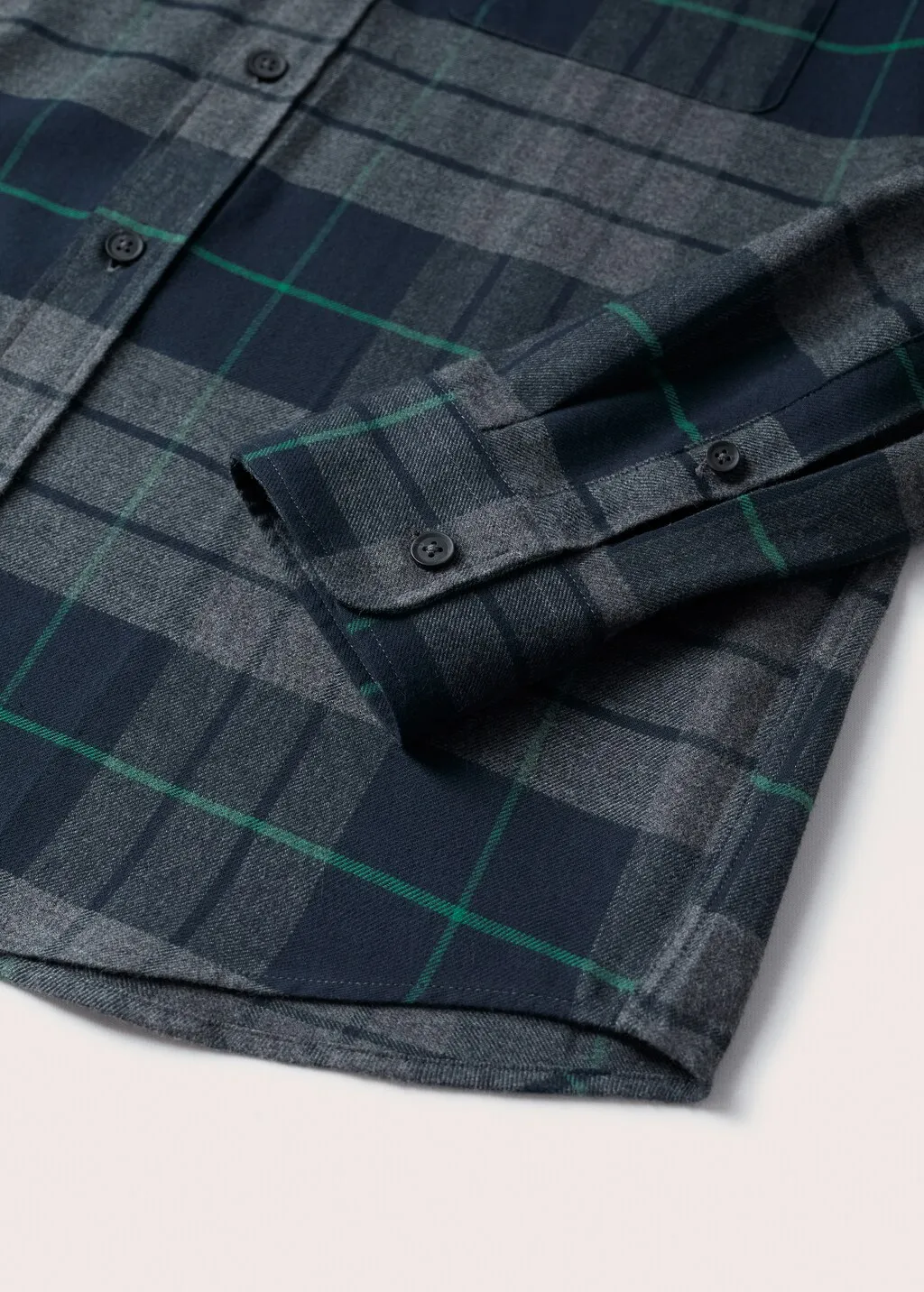 Camicia relaxed flanella quadri