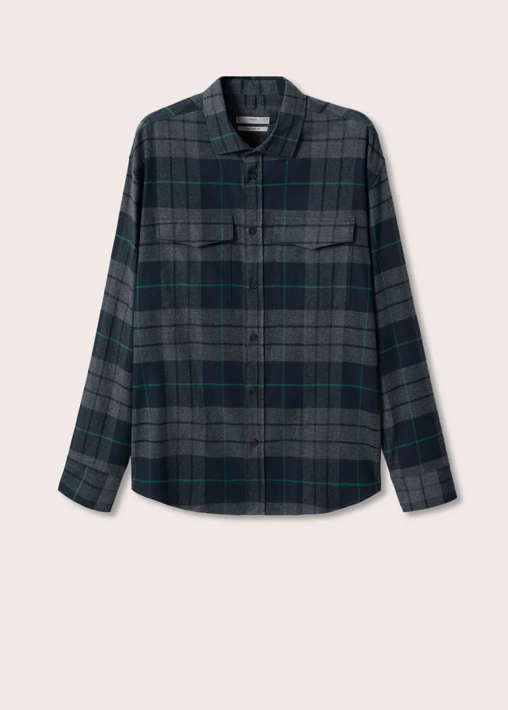 Camicia relaxed flanella quadri
