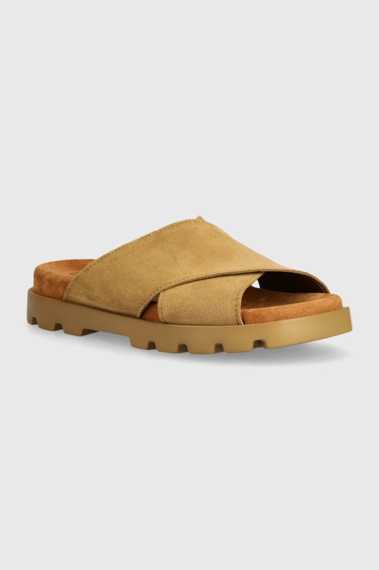 Camper ciabatte slide in camoscio Brutus Sandal