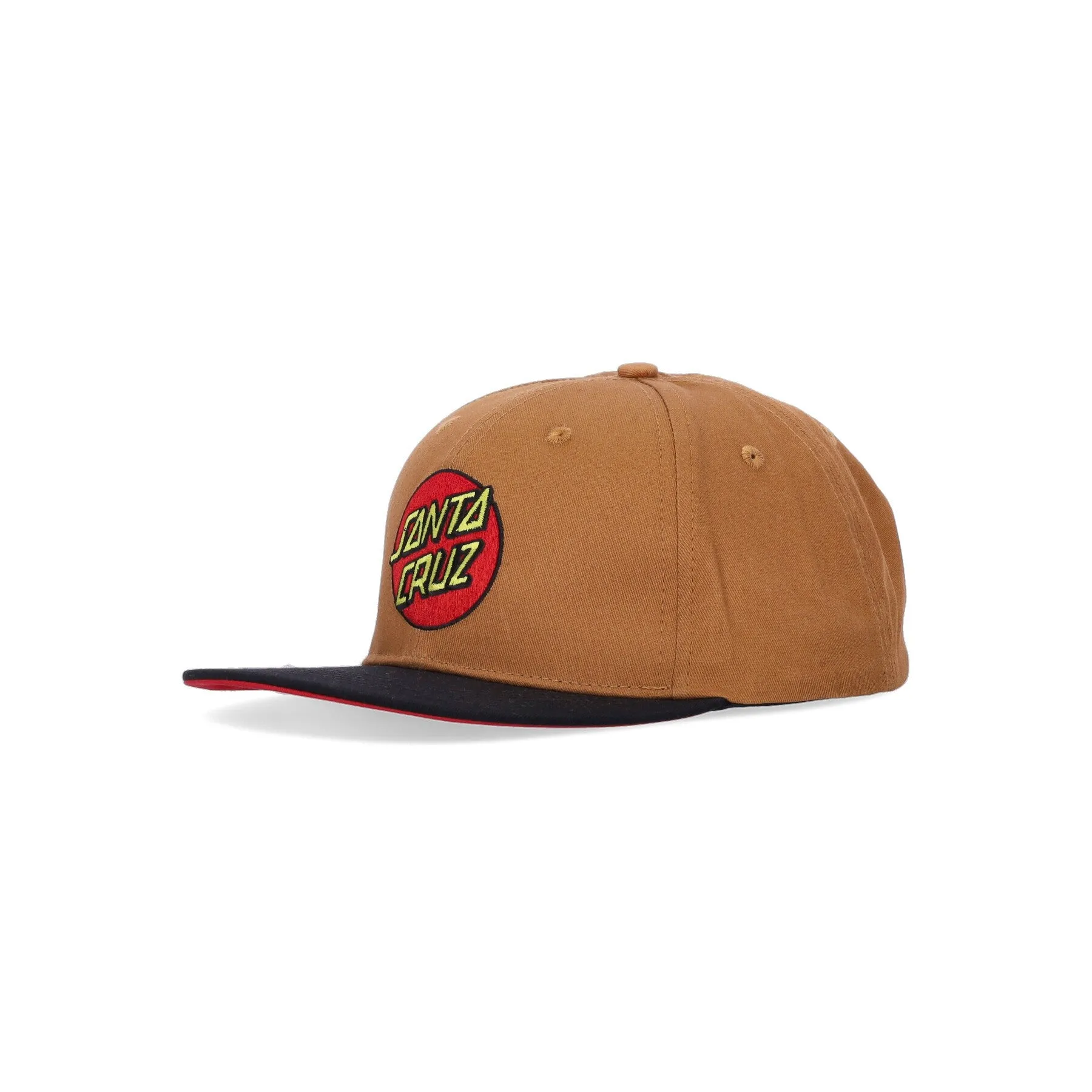 Cappellino Visiera Piatta Uomo Classic Dot Snapback Parchment/black
