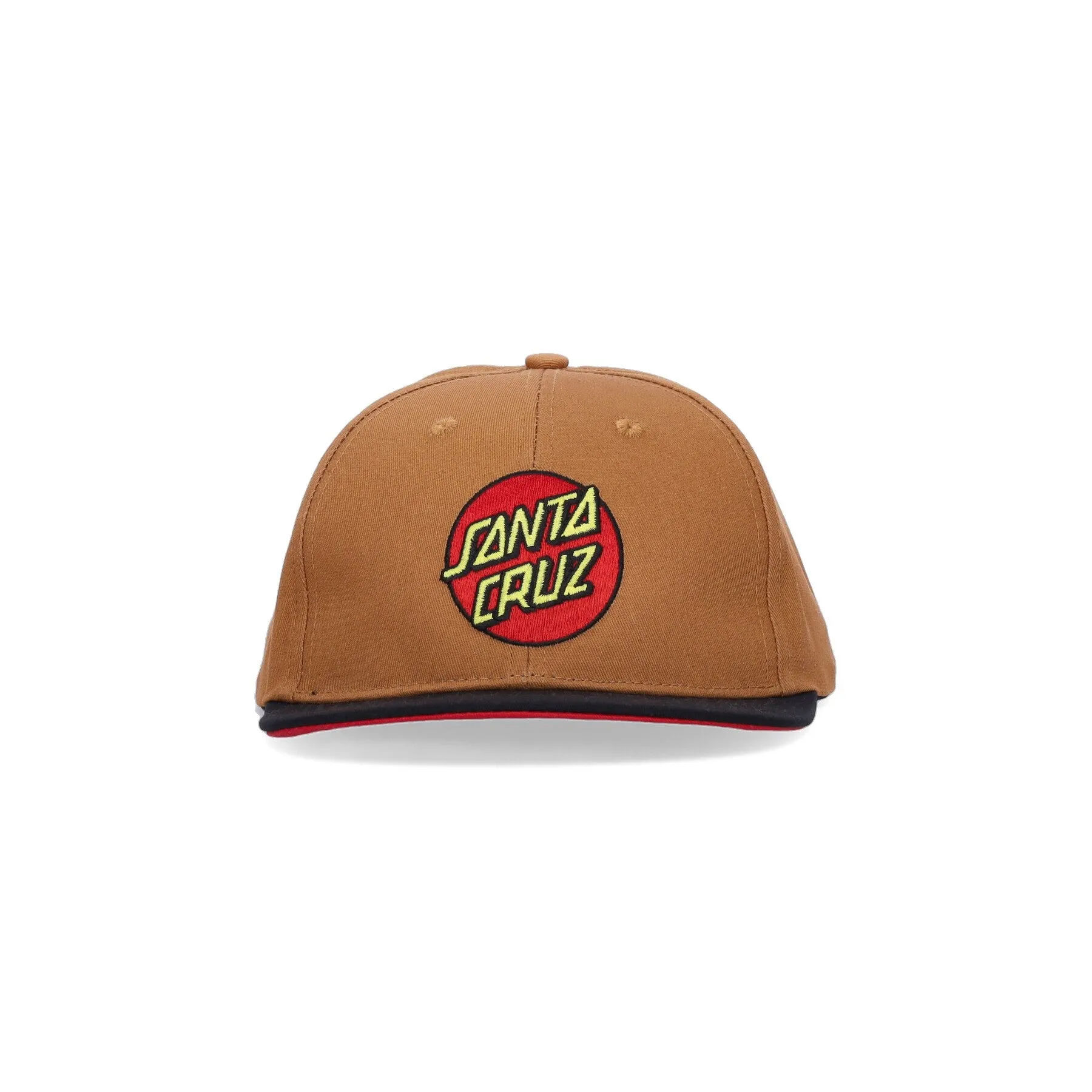 Cappellino Visiera Piatta Uomo Classic Dot Snapback Parchment/black