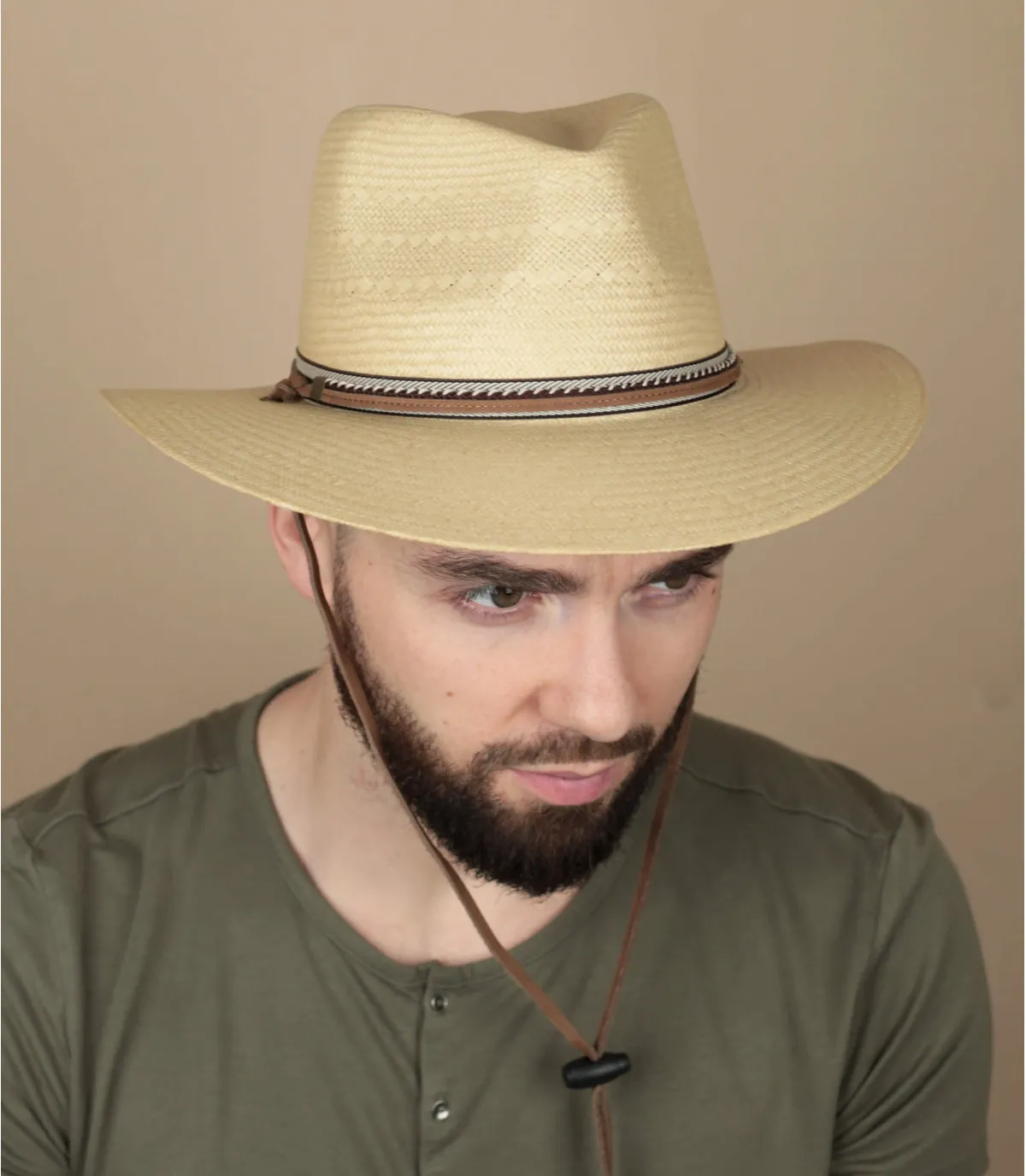       Cappello fedora stetson beige Traveller Toyo natural     