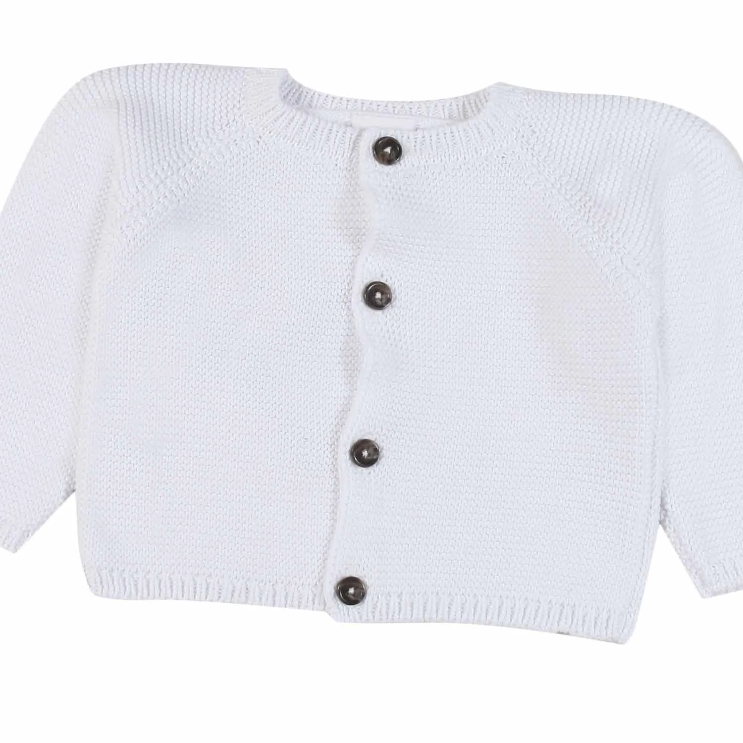 Cardigan Bianco Bimba E Neonata