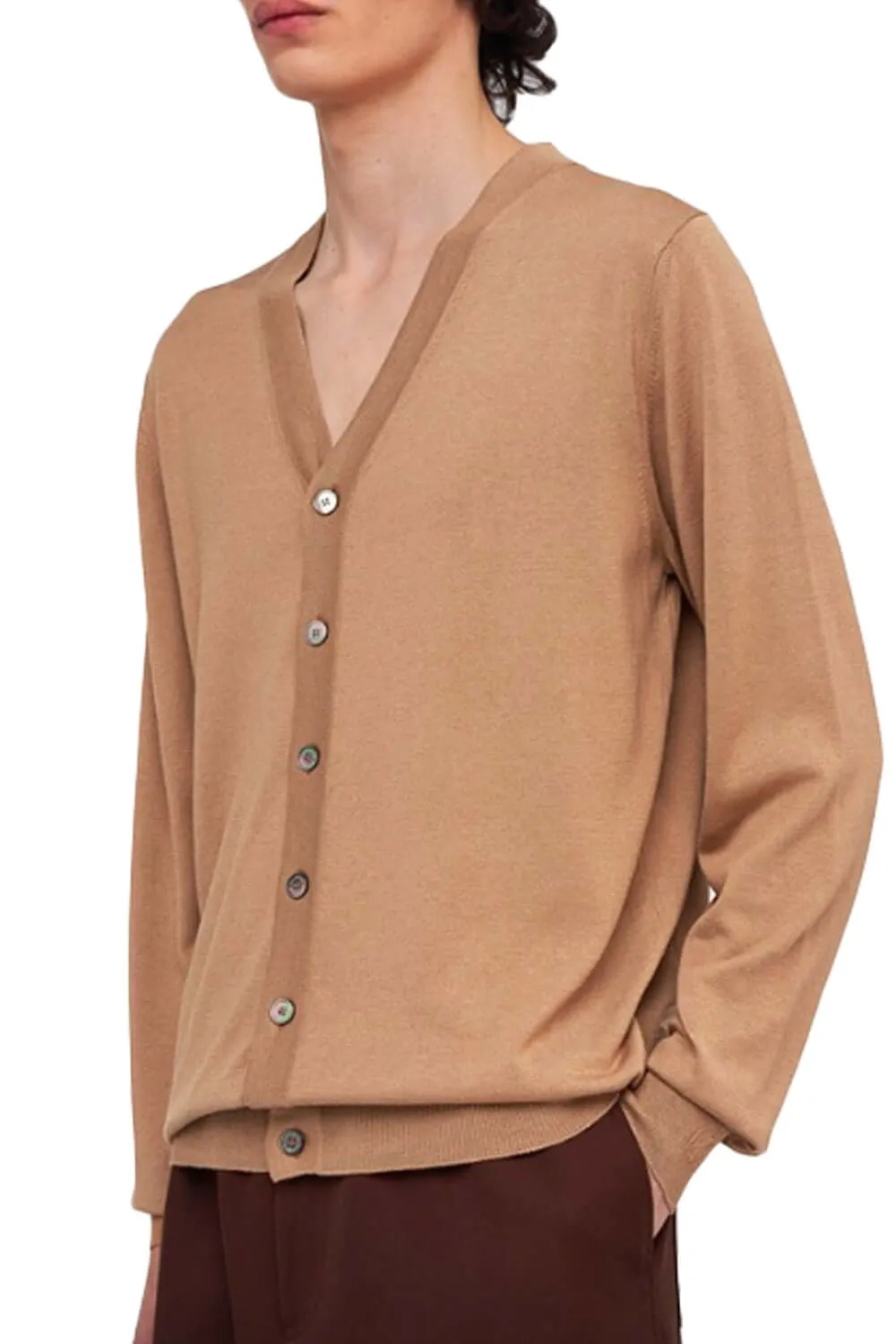Cardigan in filo ultralight - BALLANTYNE