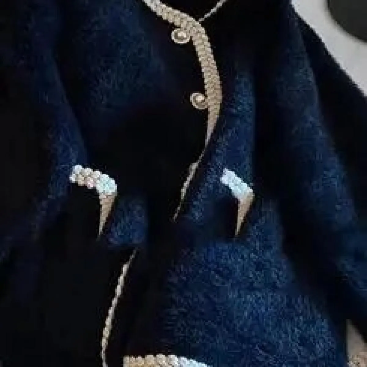 Cardigan maglione con bottoni in perla francese Top Cappotto primaverile autunnale in morbido cashmere lavorato a maglia