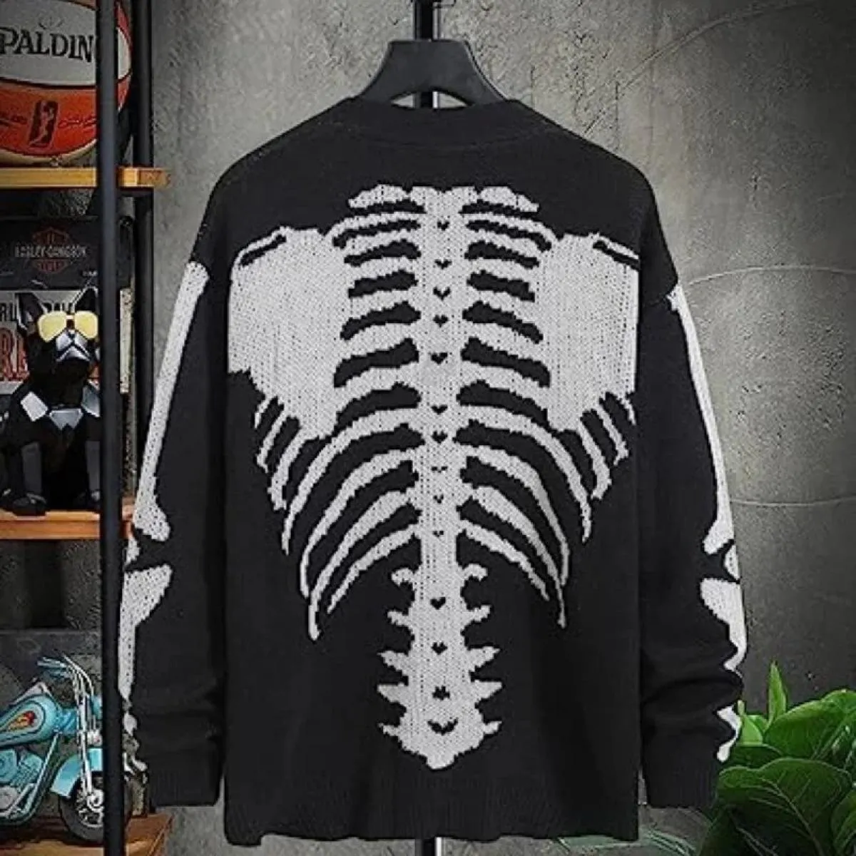 Cardigan per donna Cappotto maglione autunno inverno 2023 Nuovo cardigan lavorato a maglia jacquard Halloween da donna