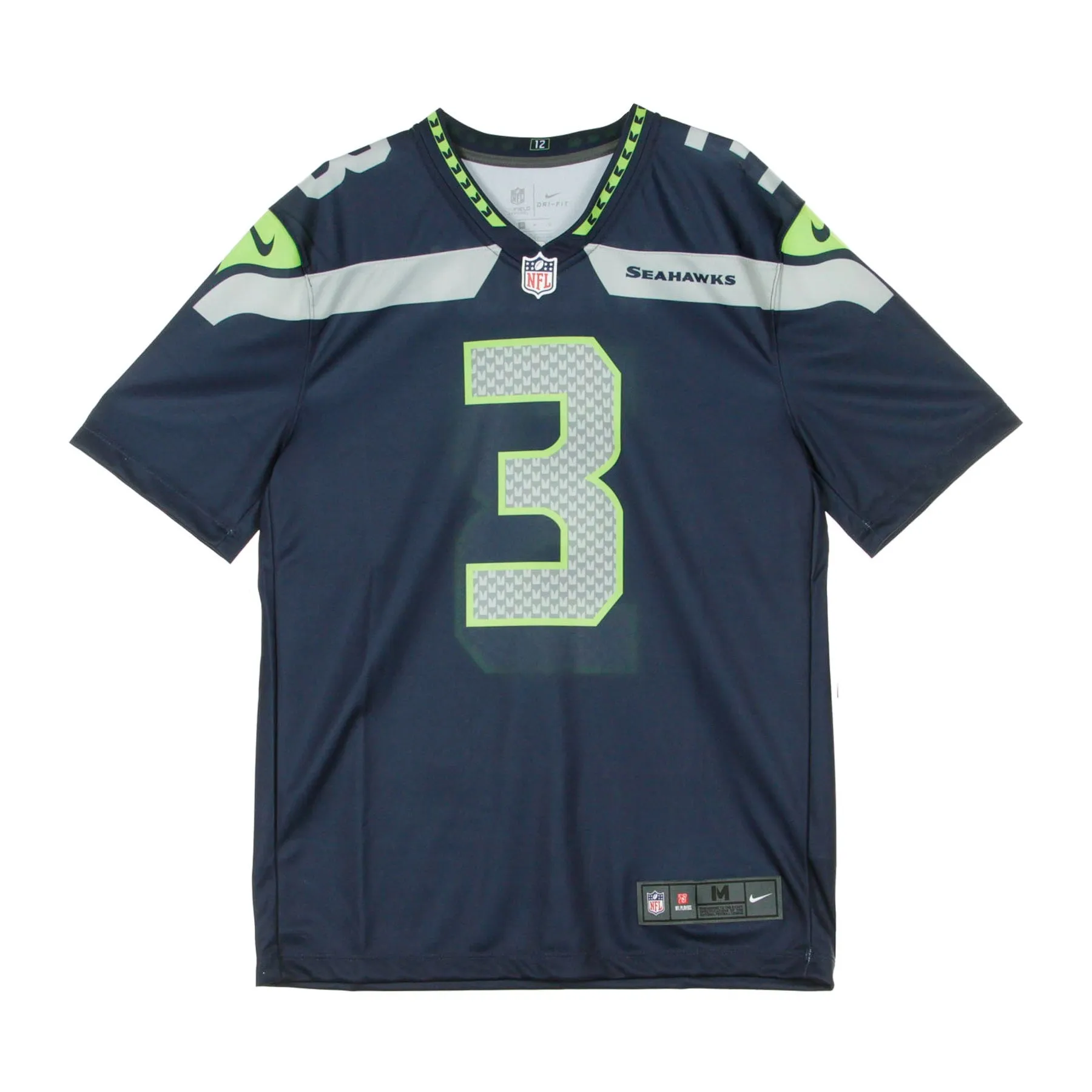 Casacca Football Americano Uomo Nfl Legend Team Colour Jersey No.3 Wilson Seasea Original Team Colors