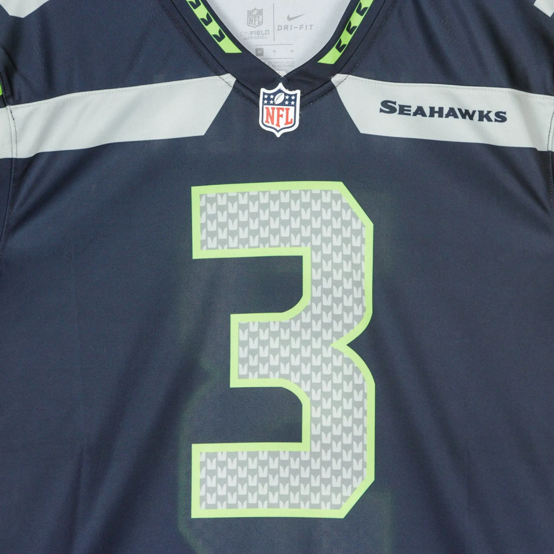 Casacca Football Americano Uomo Nfl Legend Team Colour Jersey No.3 Wilson Seasea Original Team Colors