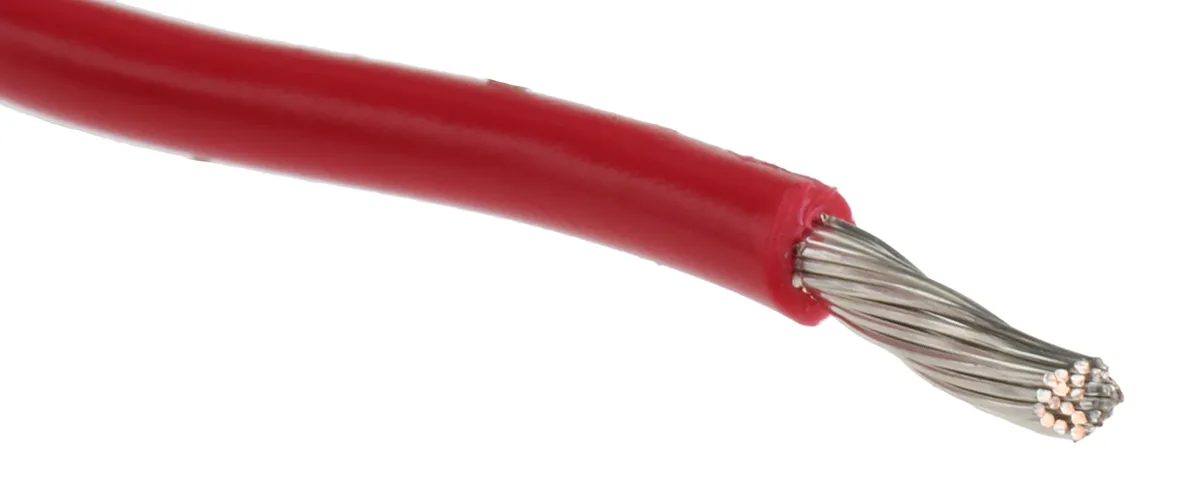 Cavo di collegamento apparecchiature Alpha Wire, 0,52 mm², 20 AWG, 300 V, 30m, Rosso, UL1007