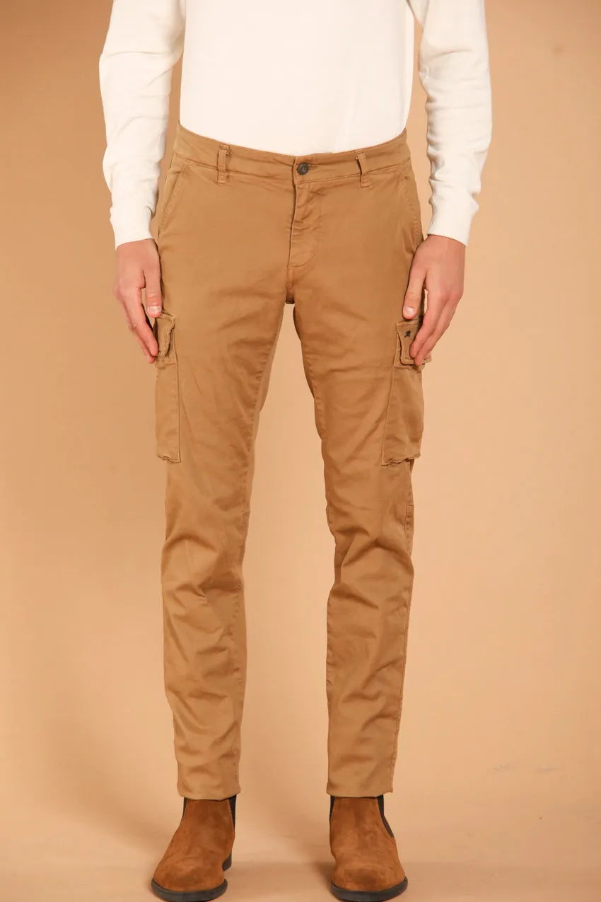 Chile pantalon cargo homme en gabardine coupe extra slim ①