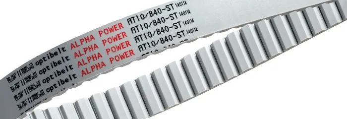 Cinghia sincrona OPTIBELT, 135 denti, passo 10mm, dimensioni 1350mm x 50mm, in Poliuretano