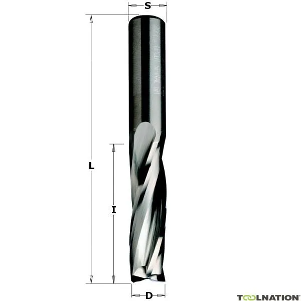 CMT 193.201.11 Fresa a spirale in metallo duro 20 mm, gambo 20 mm destro