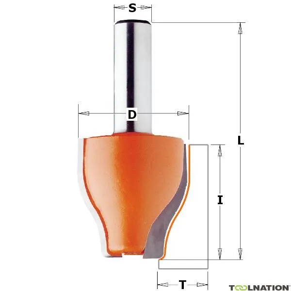 CMT 990.601.11 Taglierina verticale (taglierina a nastro piatto), albero Ø12 mm e diametro 38 mm