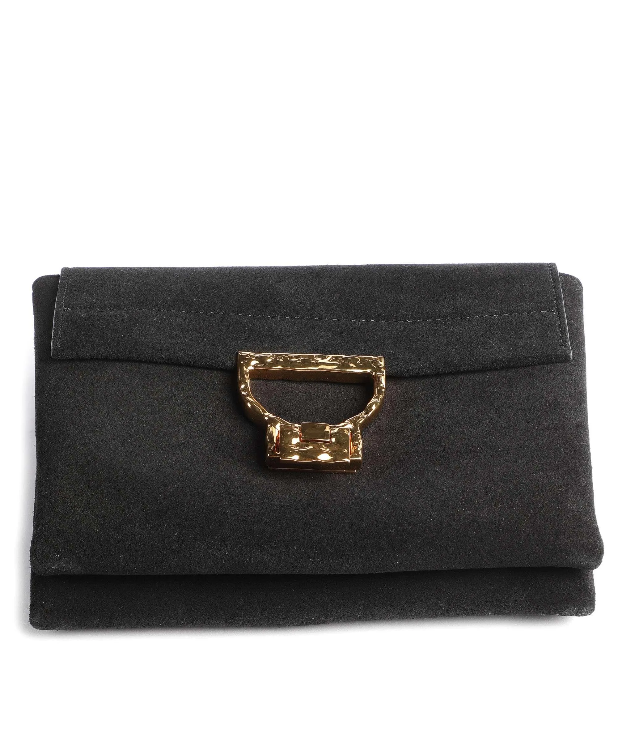  Coccinelle Arlettis Suede Borsa a tracolla pelle bovina ruvida nero  