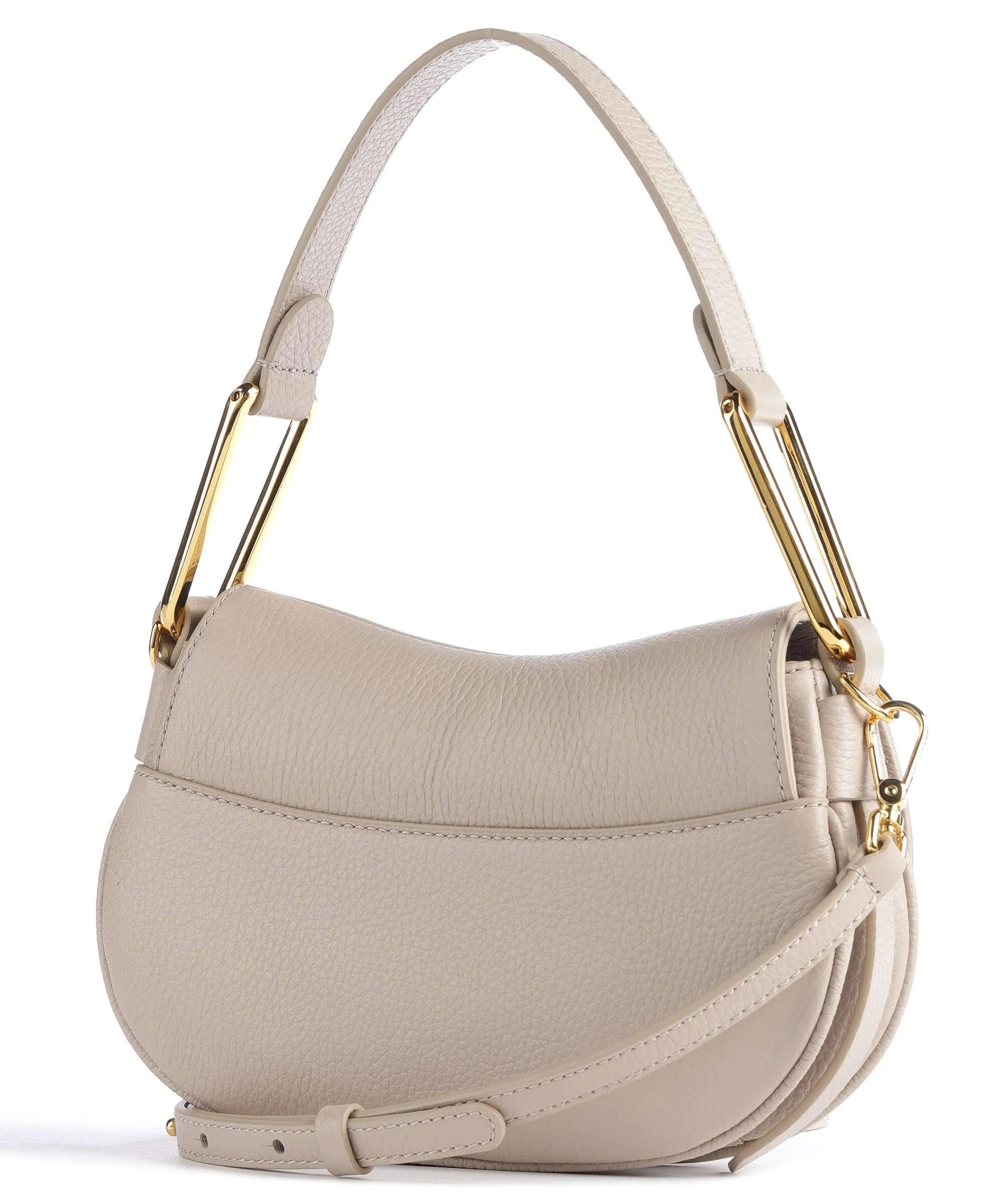  Coccinelle Magie Soft Borsa a spalla pelle di vacchetta grana beige  