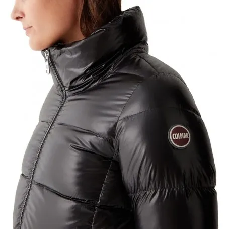 COLMAR ORIGINALS COLMAR ORIGINALS Piumino Super Lucido Collo Avvolgente, Nero