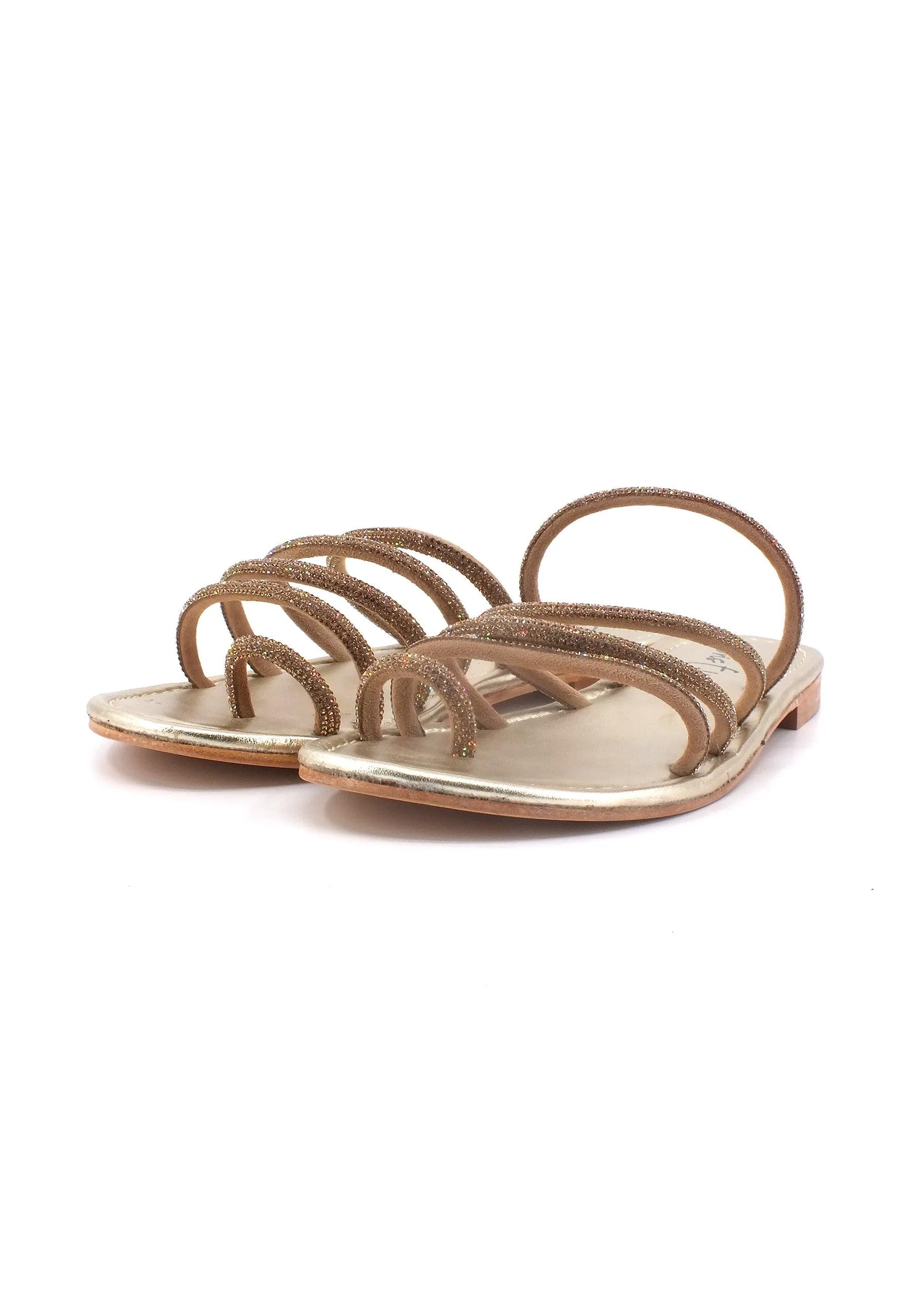 CRISTIN Ciabatta Donna Oro Platino SOFIA-4