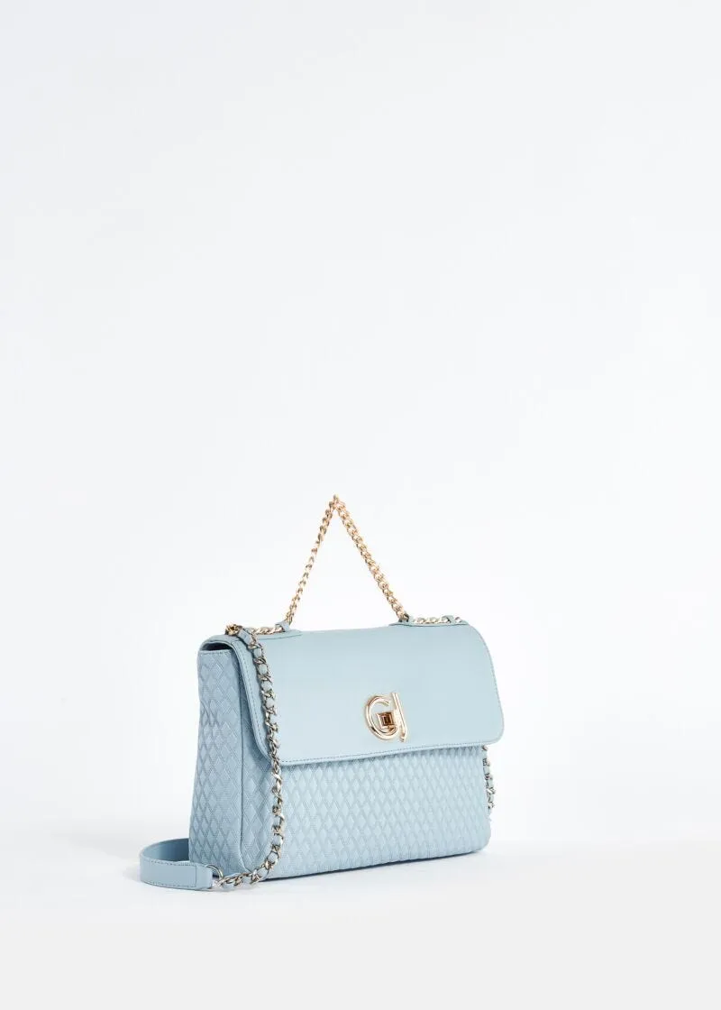 Crossbody in similpelle a rombi