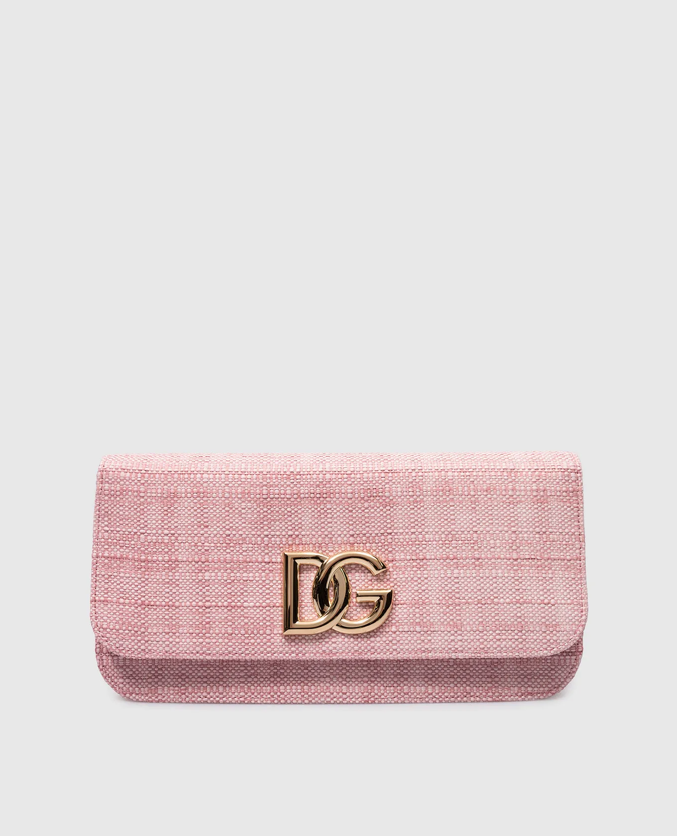 Dolce&Gabbana Pochette combinata rosa con logo BB7576AS170