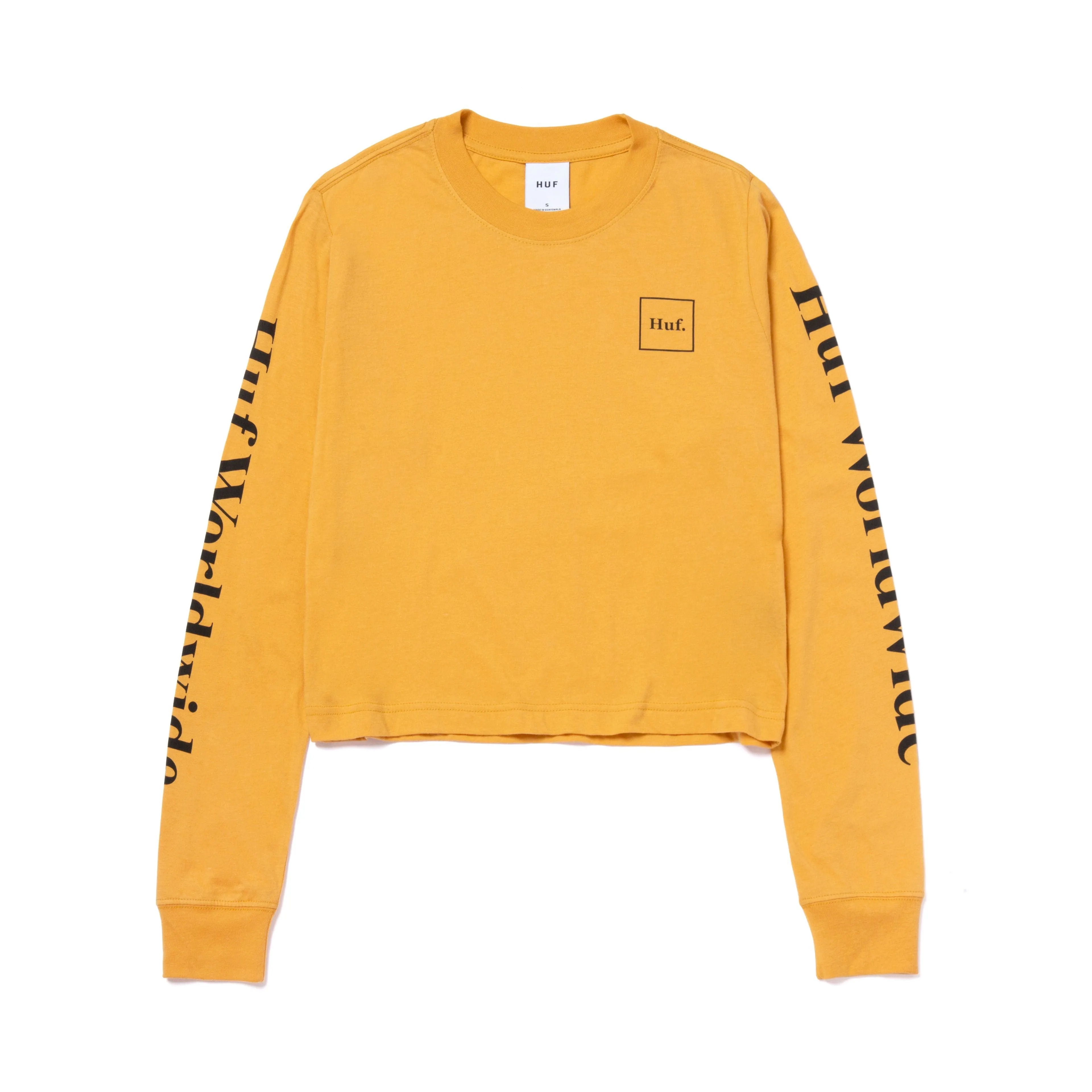 Domestic L/S Crop Tee Gold