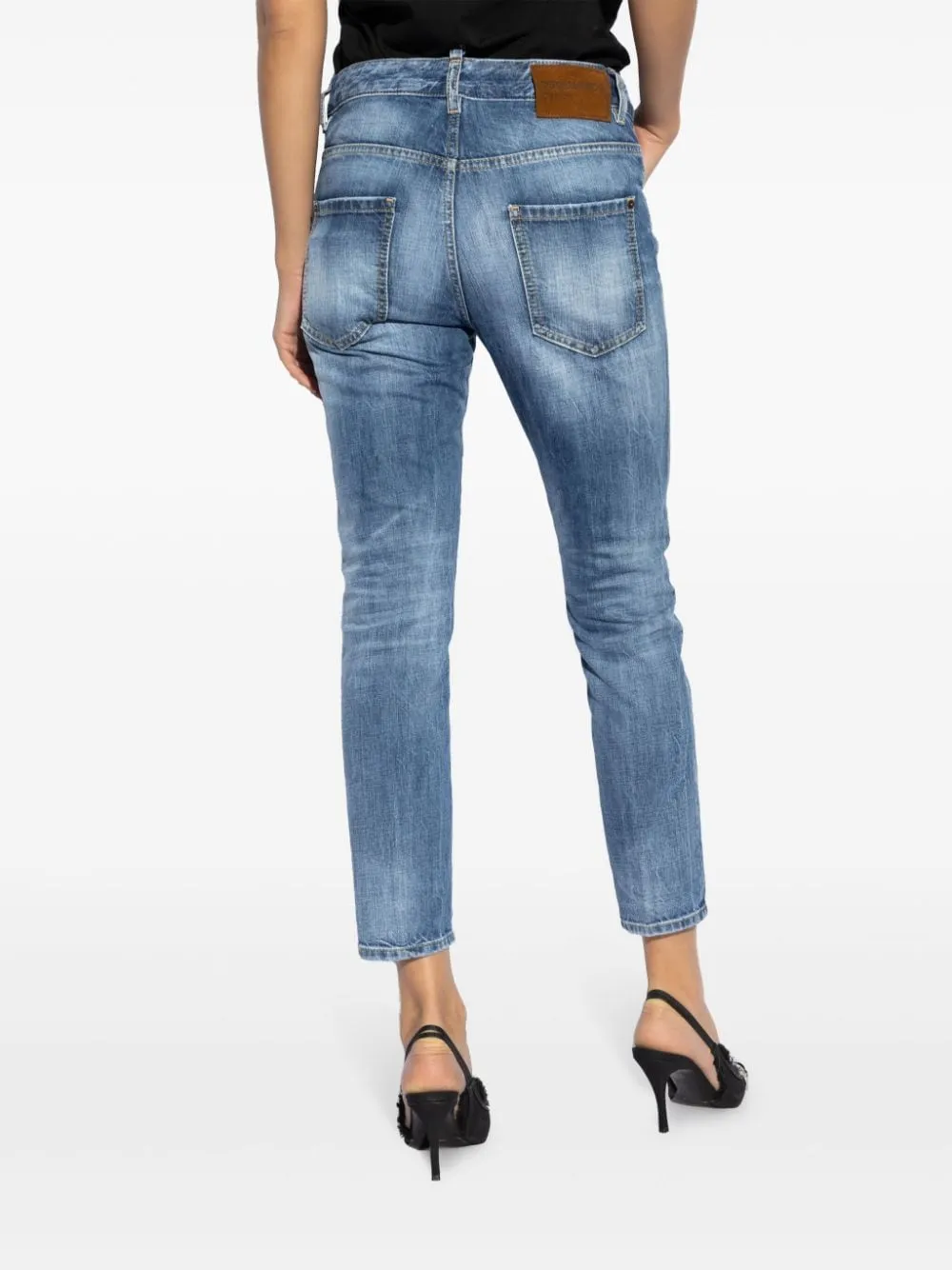 Dsquared2 Jeans Blu Donna Crop