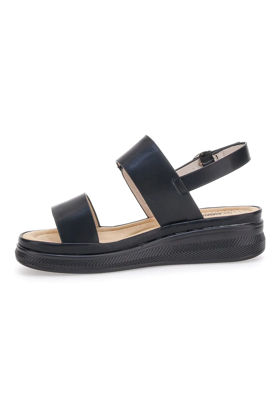   ENERGY Sandali Nero Con Platform Energy 463