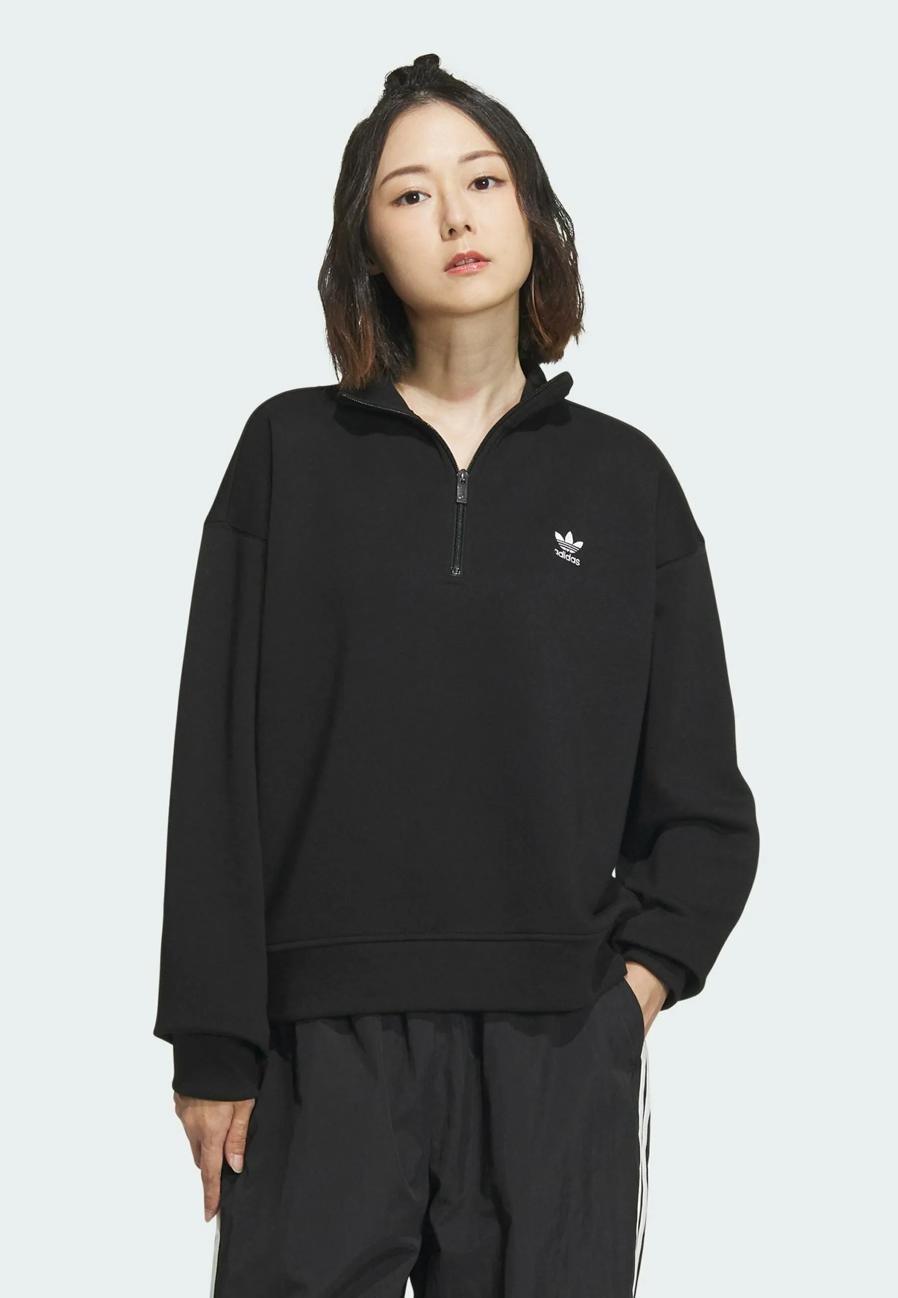 ESSENTIALS 1/2 ZIP - Felpa