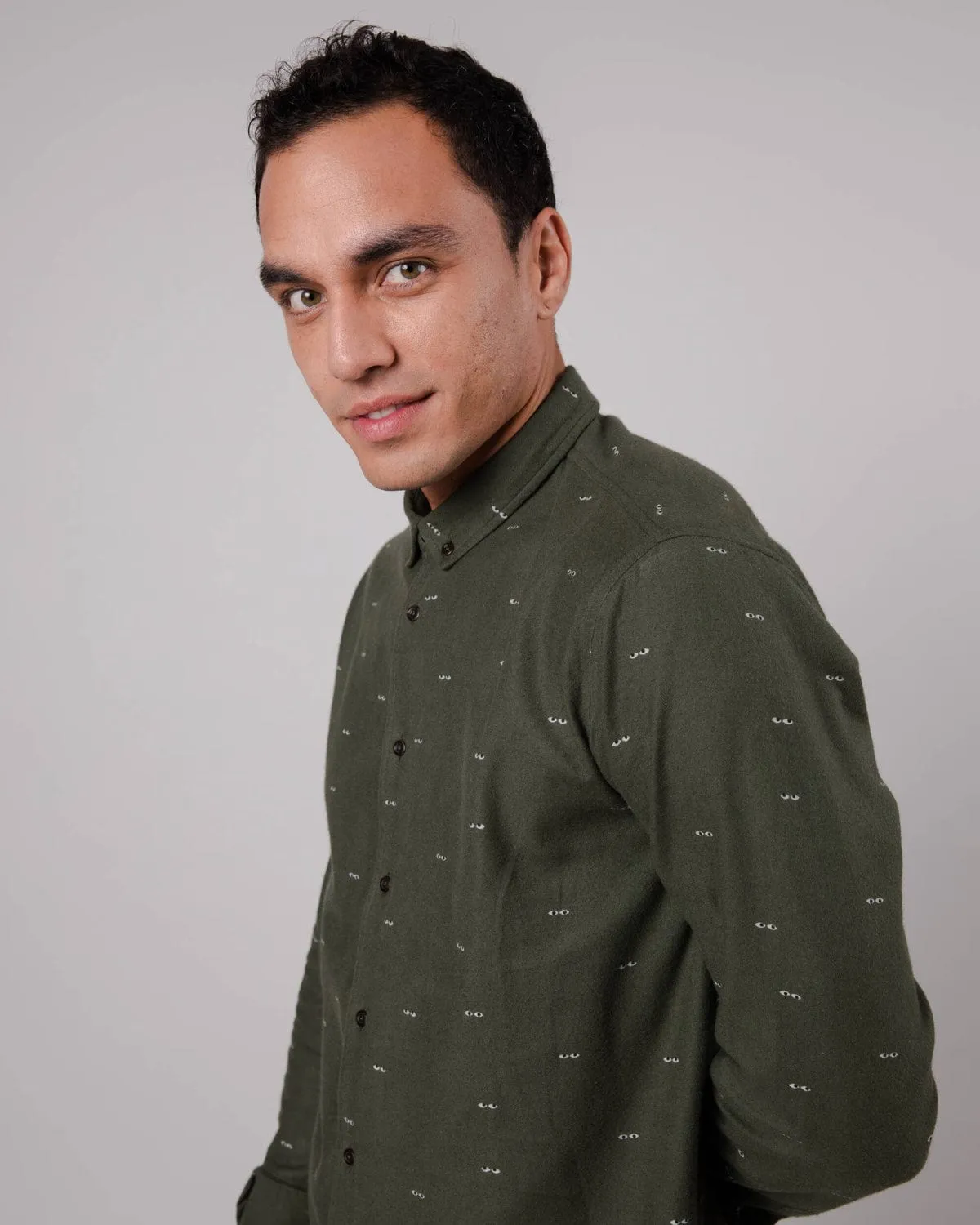 EYES FLANNEL REGULAR SHIRT