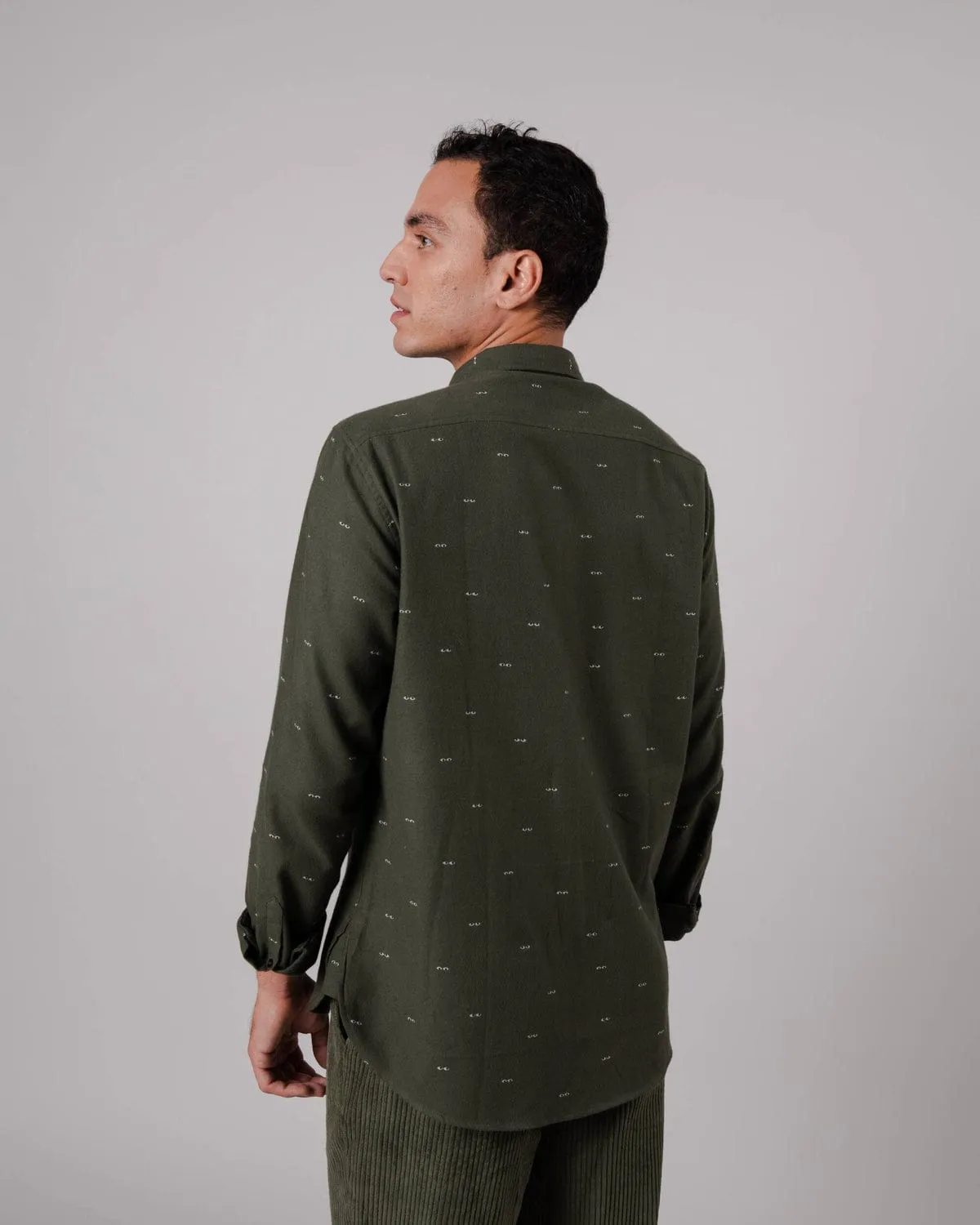 EYES FLANNEL REGULAR SHIRT