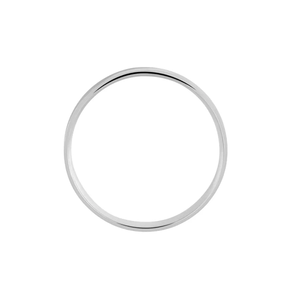 Fede Classica Satinata 3.5 mm Oro Bianco 750/1000 1677188