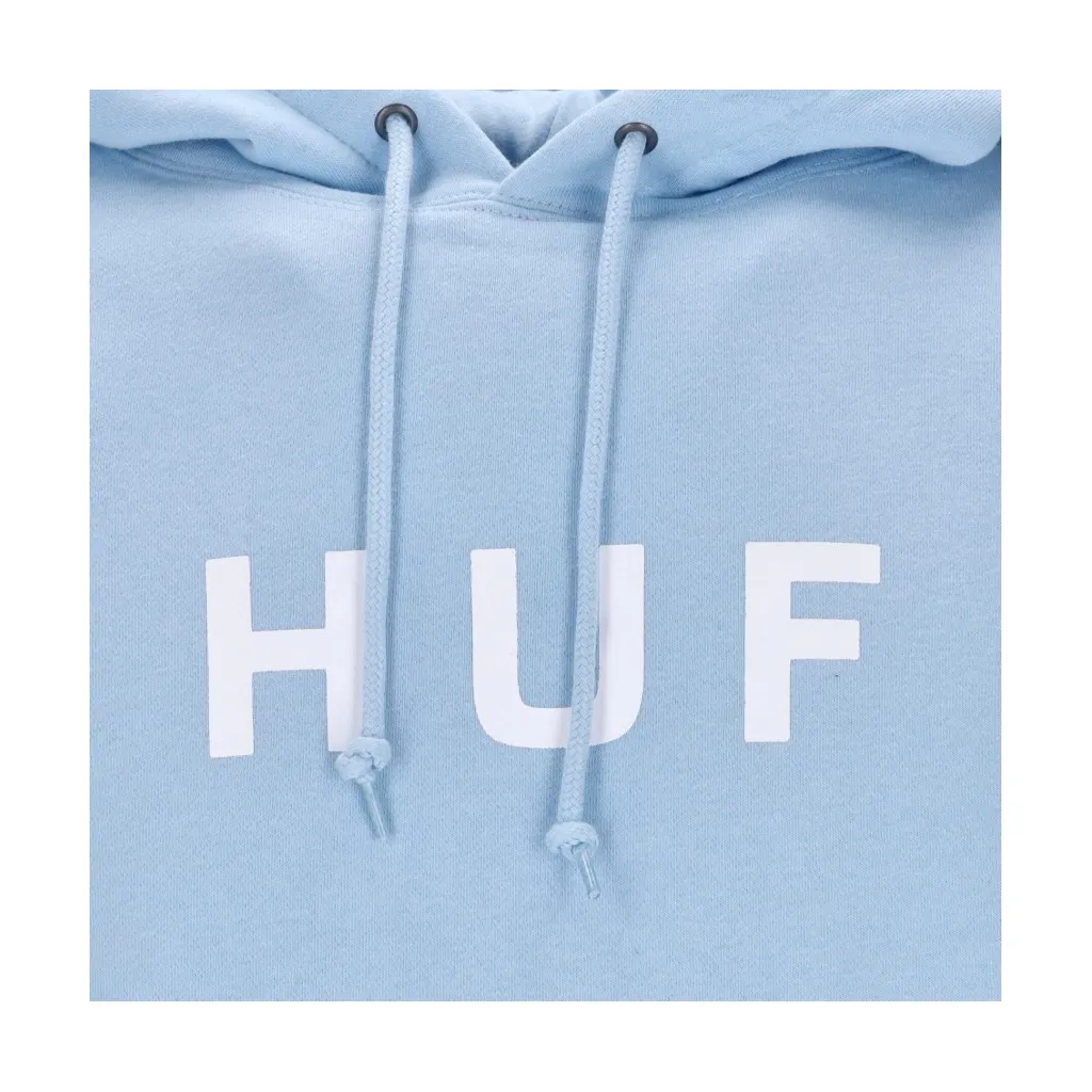 felpa cappuccio uomo essentials og logo p/o hoodie LIGHT BLUE
