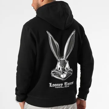 Felpa con cappuccio Angry Bugs Bunny Chrome Nero