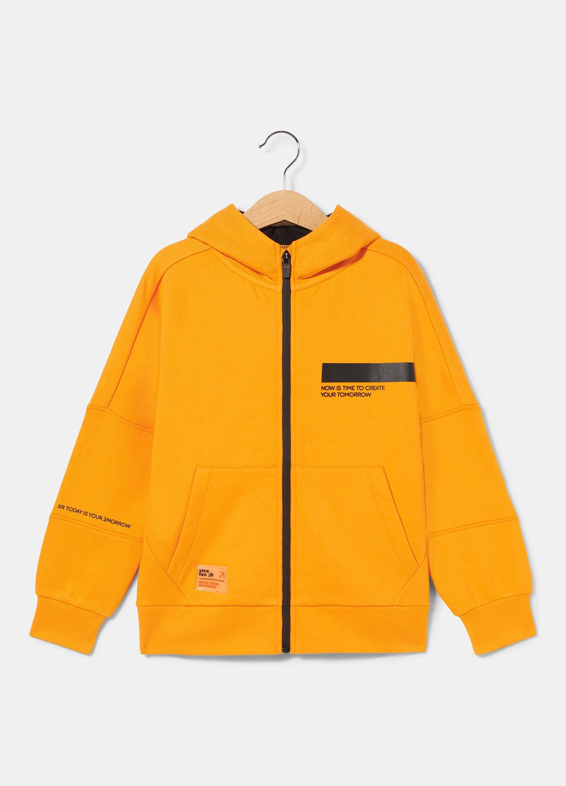 Felpa con cappuccio full zip bambino