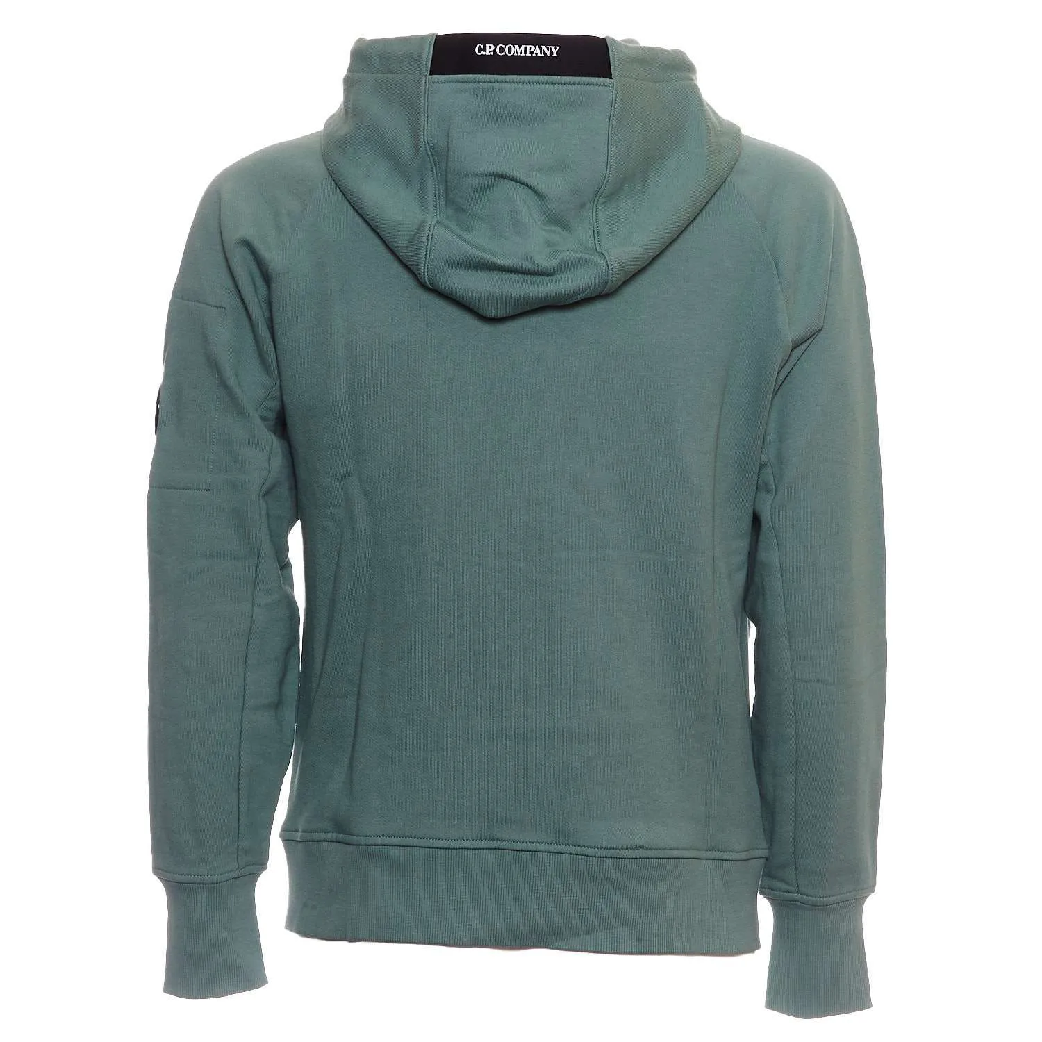 Felpa Con Cappuccio In Pile Con Zip A Rilievo Diagonale