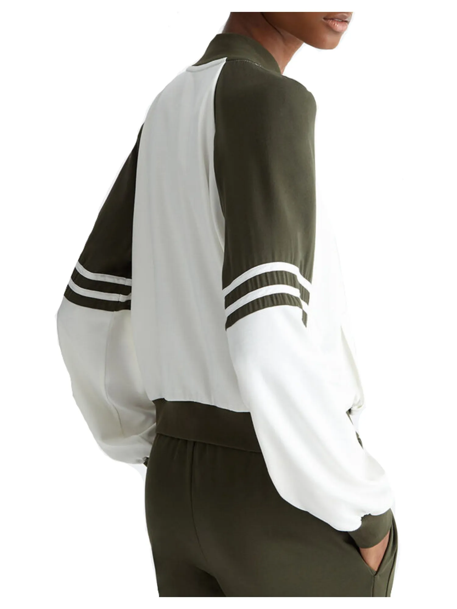 Felpa con zip Liu Jo da donna avorio chiaro