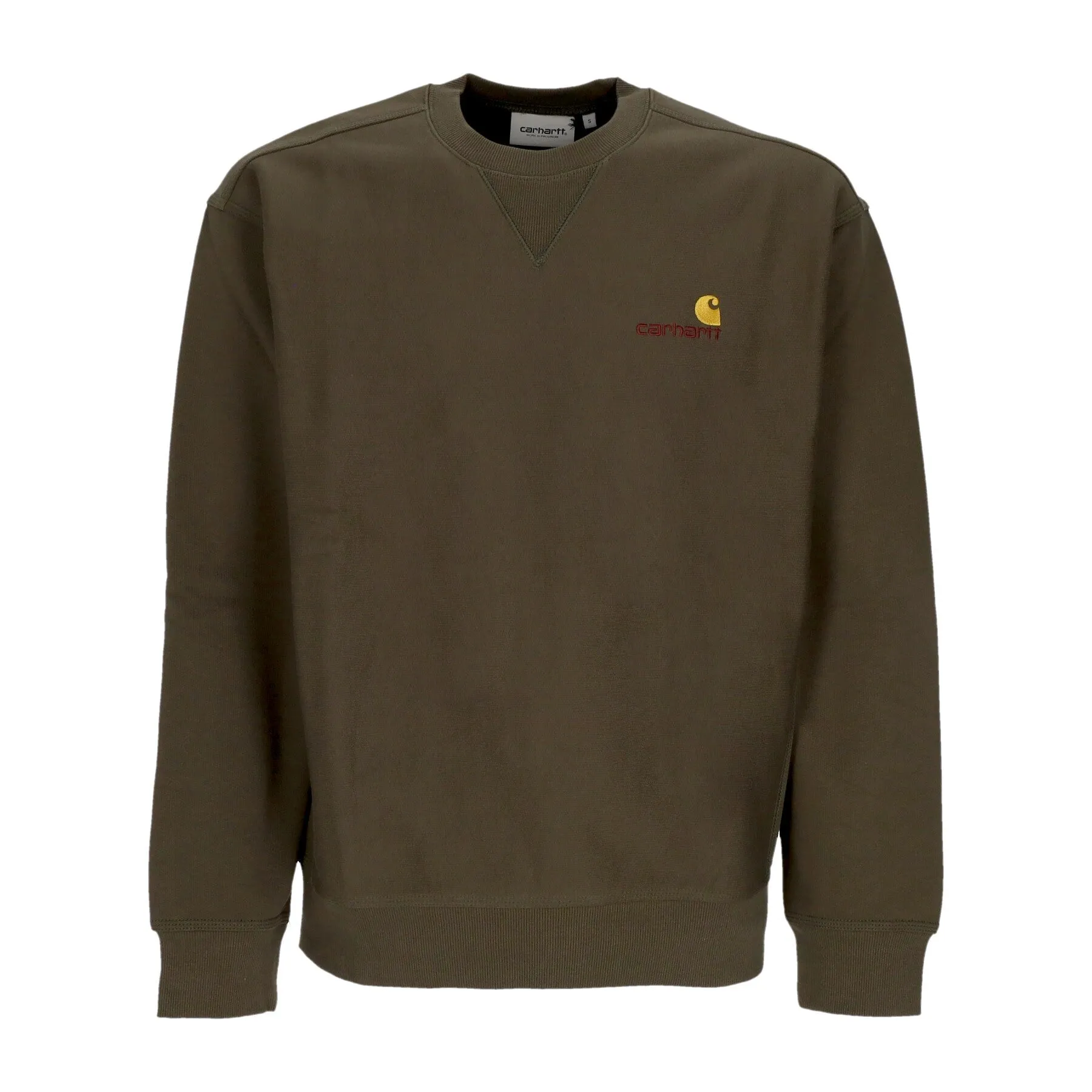 Felpa Girocollo Uomo American Script Sweat Plant