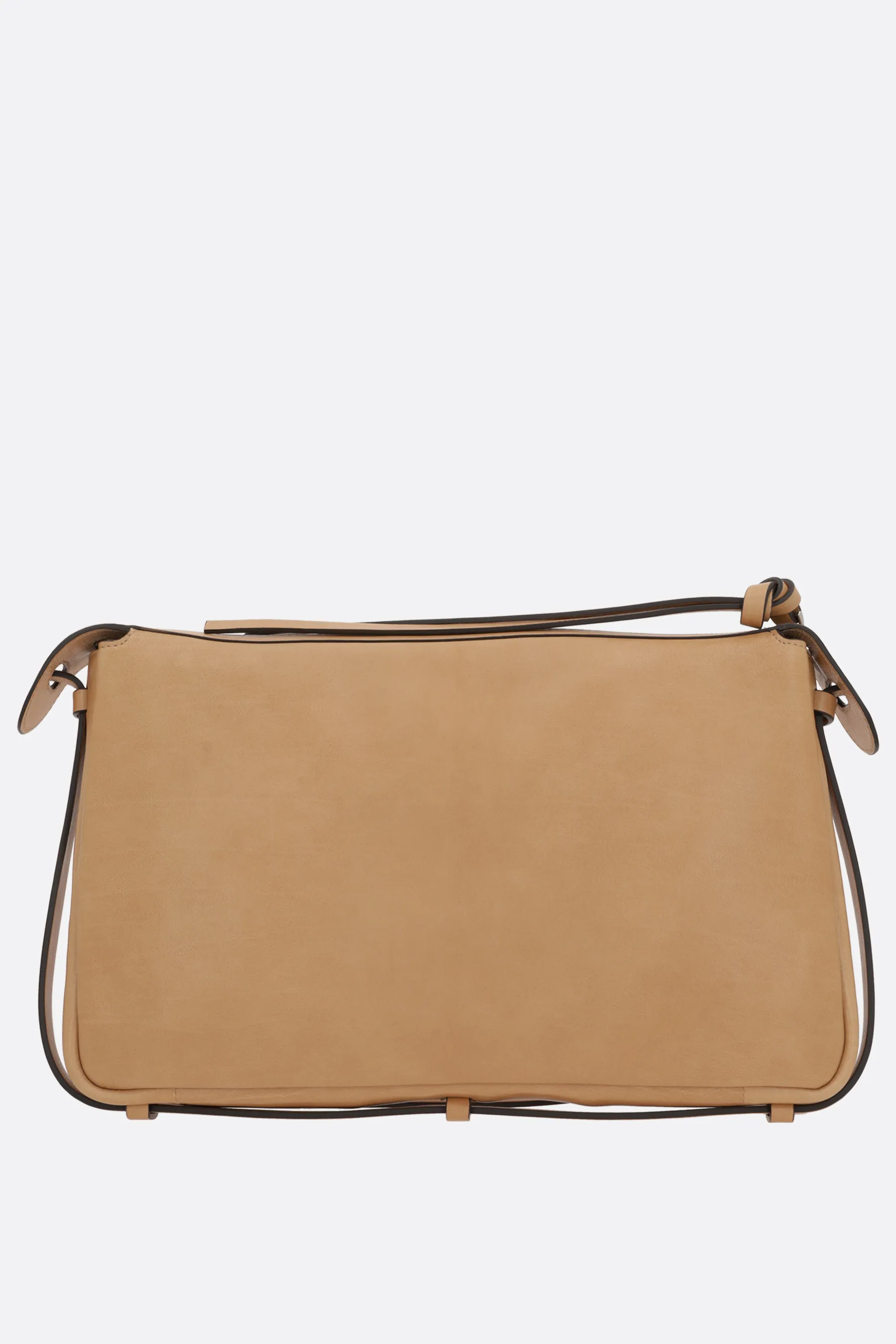  FENDI borsa Simply Fendi media in pelle semilucida 