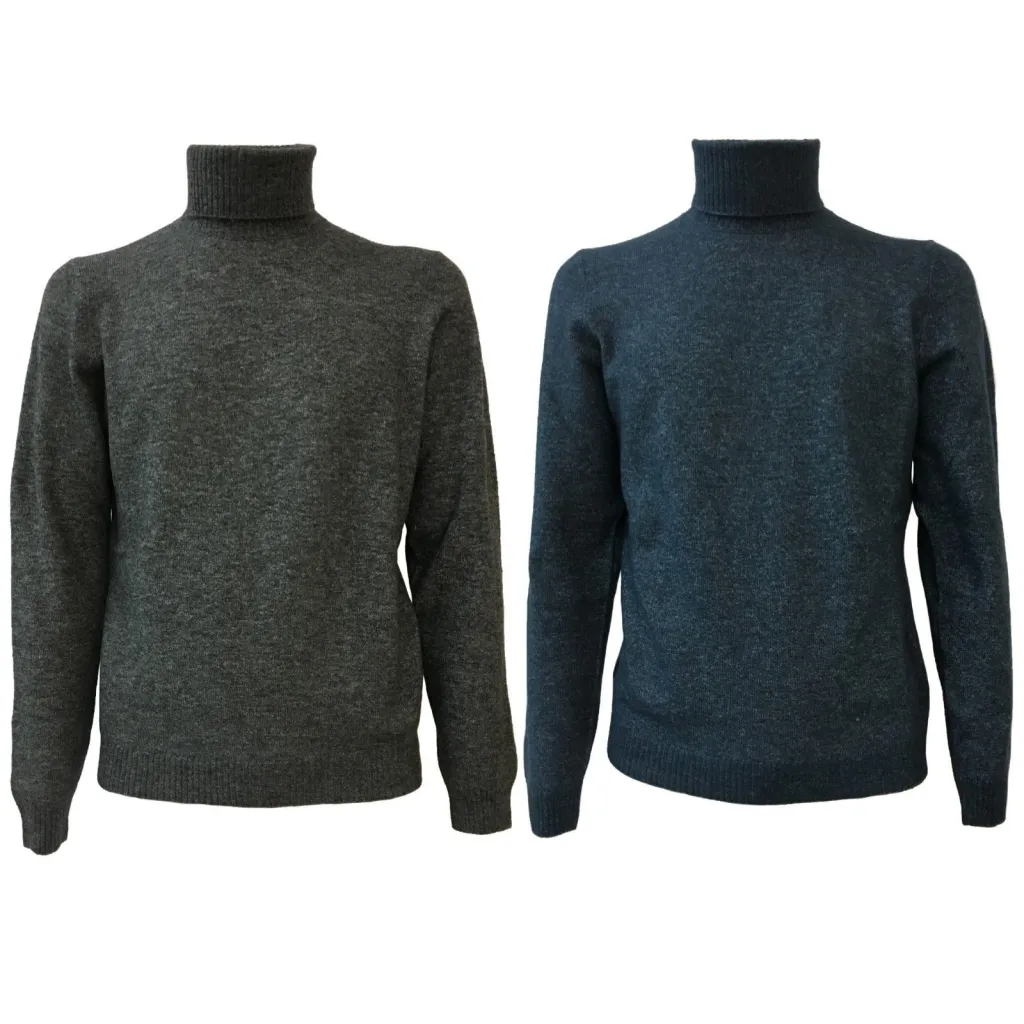 FERRANTE maglia uomo collo alto lana mod U31801 MADE IN ITALY
