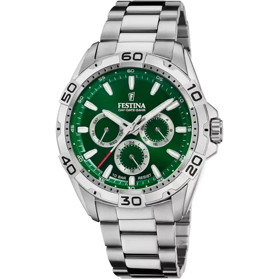 Festina | OROLOGIO FESTINA F20623/3 VERDE CINGHIA ACCIAIO INOSSIDABILE 316L, UOMO
