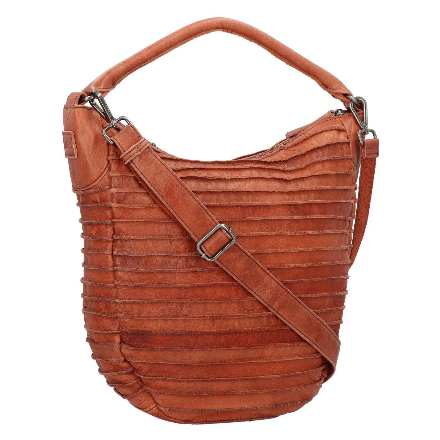FredsBruder Borsa a tracolla Animal S scanalata in pelle 33 cm